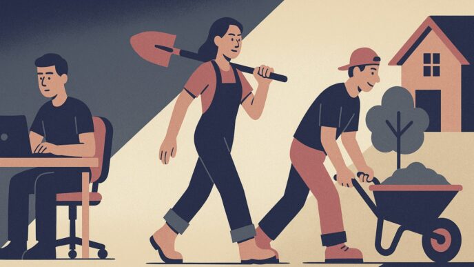 Gen Z stawia na pracę fizyczną. Obawia się, że sztuczna inteligencja odbiera pracę