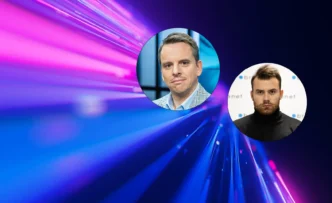 Na zdjęciu: Wojciech Stramski, CEO Beyond.pl (po lewej), a także Przemysław Samoń, frontend manager w Britenet Sp. z o.o.