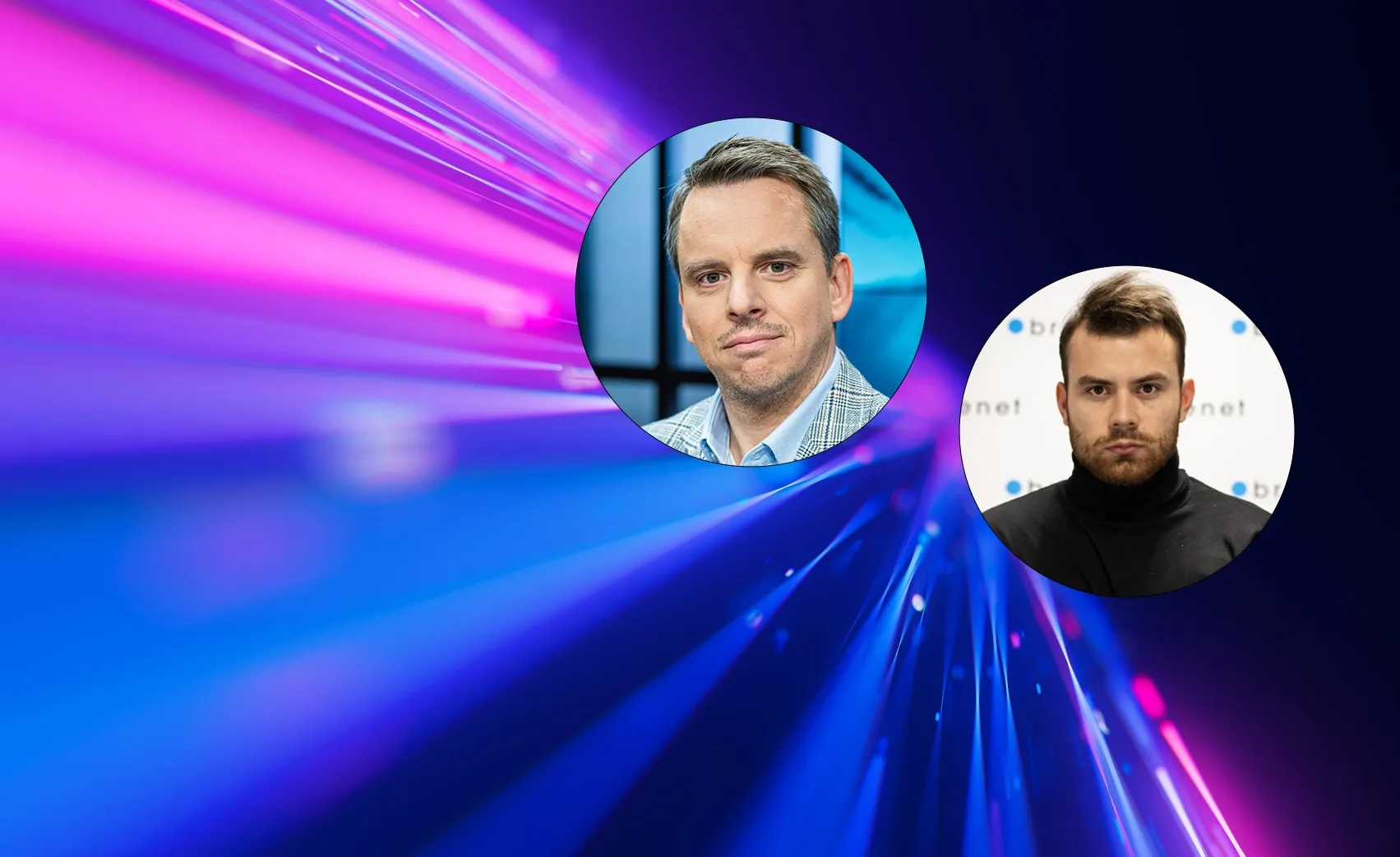 Na zdjęciu: Wojciech Stramski, CEO Beyond.pl (po lewej), a także Przemysław Samoń, frontend manager w Britenet Sp. z o.o.