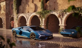 Lamborghini Revuelto Miura 60° Homage. Powstanie specjalna seria w hołdzie dla pierwszego supersportowego samochodu / wygenerowane przez AI