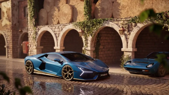 Lamborghini Revuelto Miura 60° Homage. Powstanie specjalna seria w hołdzie dla pierwszego supersportowego samochodu / wygenerowane przez AI