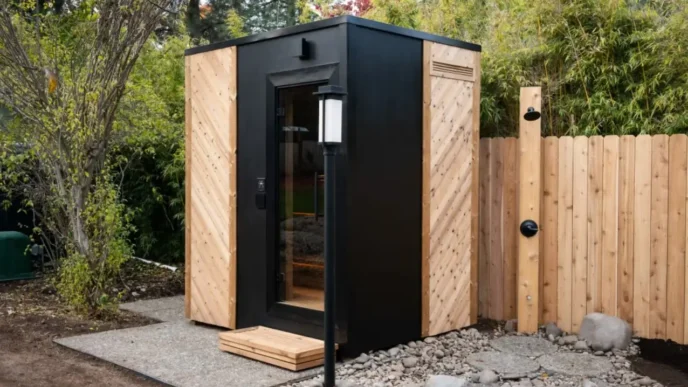 Cena sauny zewnętrznej od Rogue Sauna może wynosić od 40 000 do 80 000 dolarów