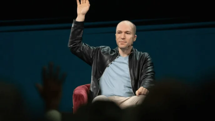 Na zdjęciu Greg Brockman, współzałożyciel OpenAI