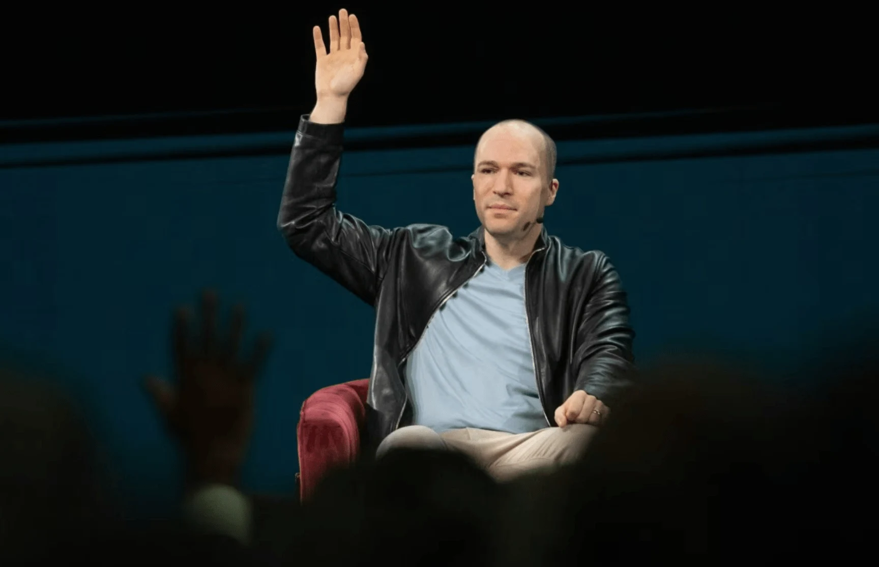 Na zdjęciu Greg Brockman, współzałożyciel OpenAI
