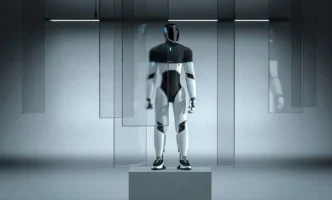 Robot firmy Neura Robotics na wizualizacji